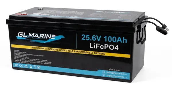 Аккумулятор тяговый GL Marine LiFePO4 24В (100 А/ч) с Bluetooth